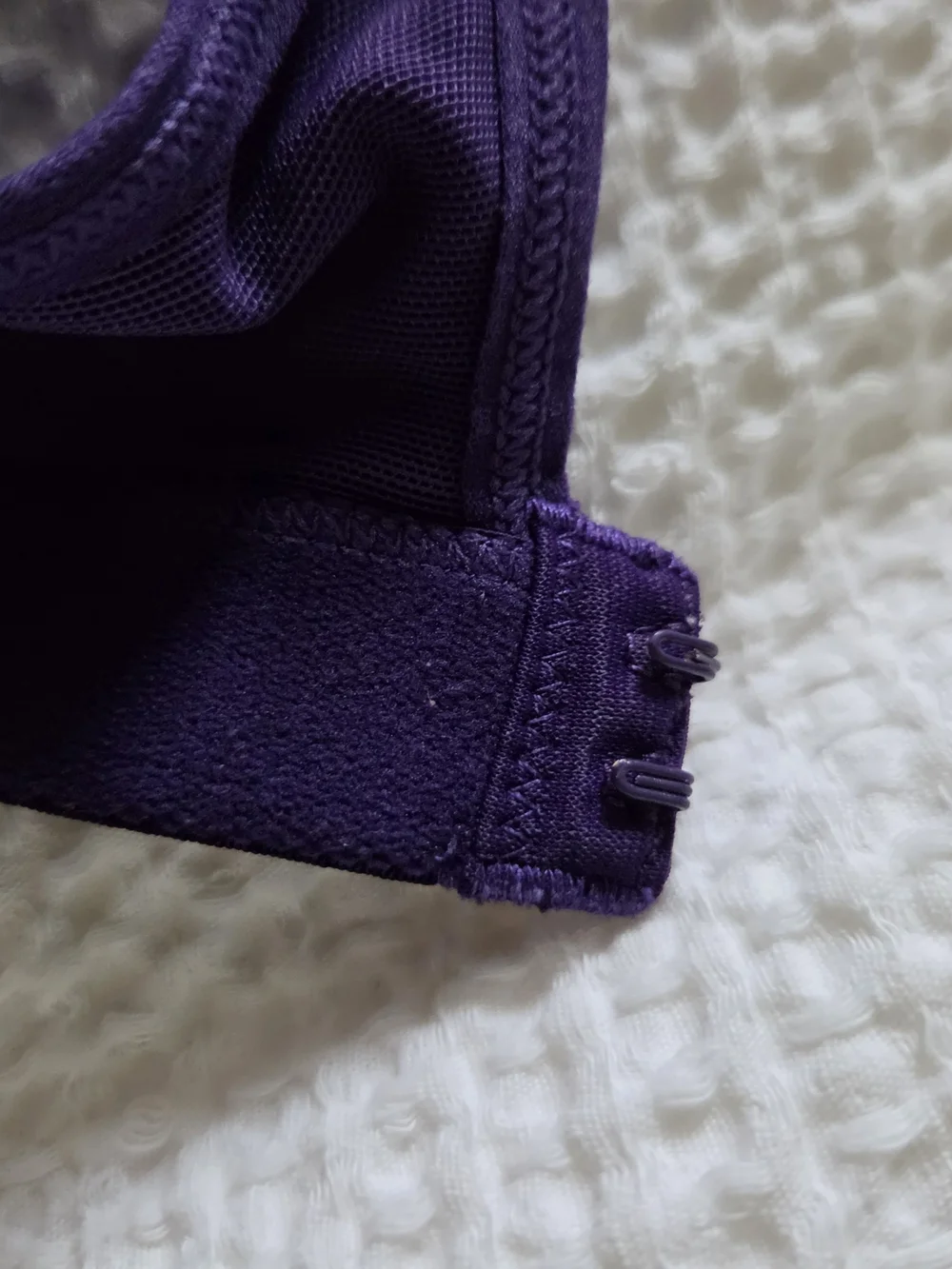 Moving Comfort Purple and Black Racerback Sports Bra